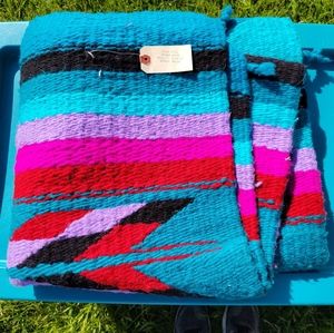 Pleasant Hills Double Weave Wool Saddle Blanket Pad Horse Equine Western Fancy